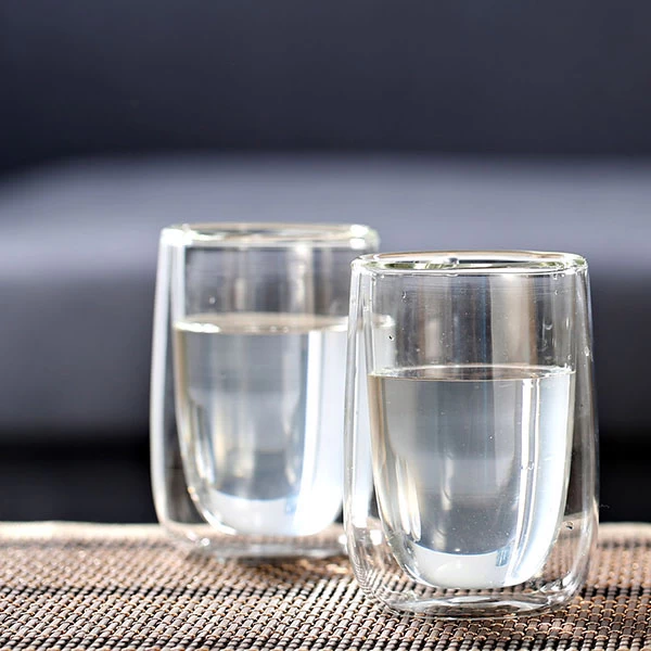 FDA Safe Borosilicate Glass Double Wall Glass 7oz