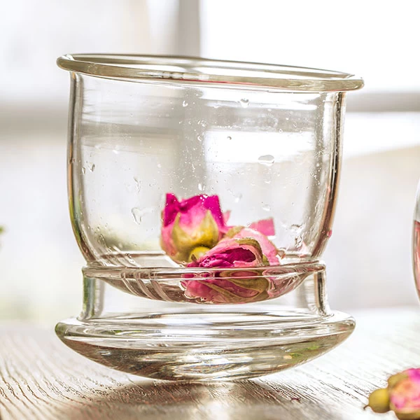 10oz Roundball Borosilicate Glass Tea Cup