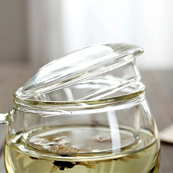 10oz Roundball Borosilicate Glass Tea Cup