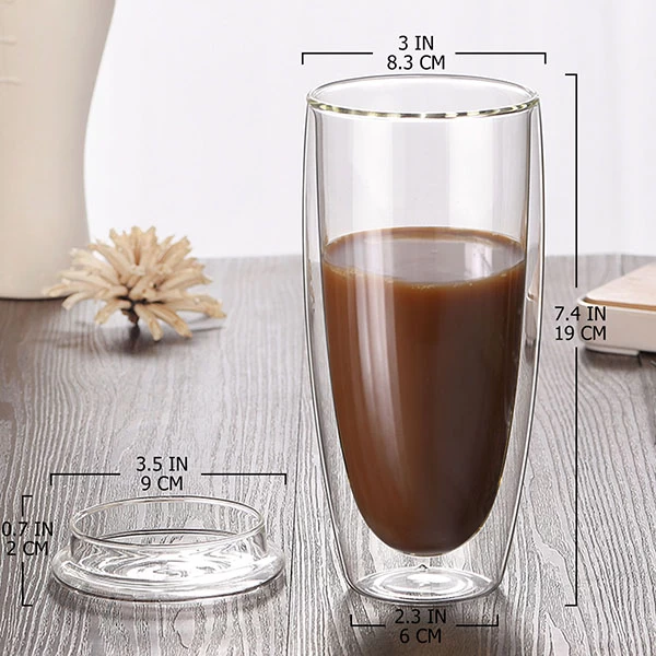 borosilicate glass coffee cup