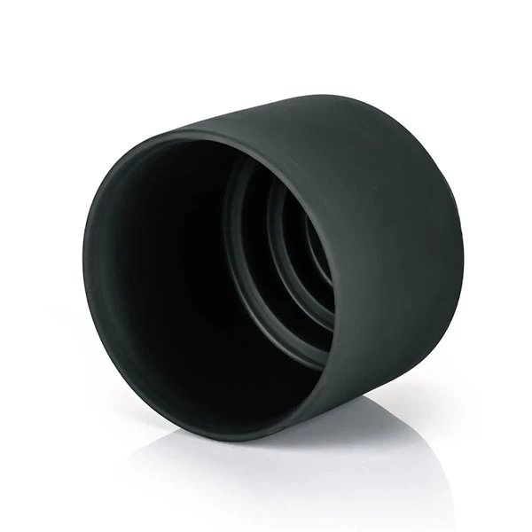 Matte Black Modern Minimalist Ceramic Candle Jar Colored Clay