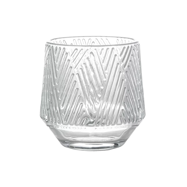 clear candle glass