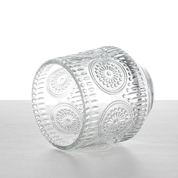 embossed candle holder