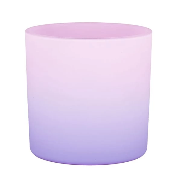 two wick glass candle holder