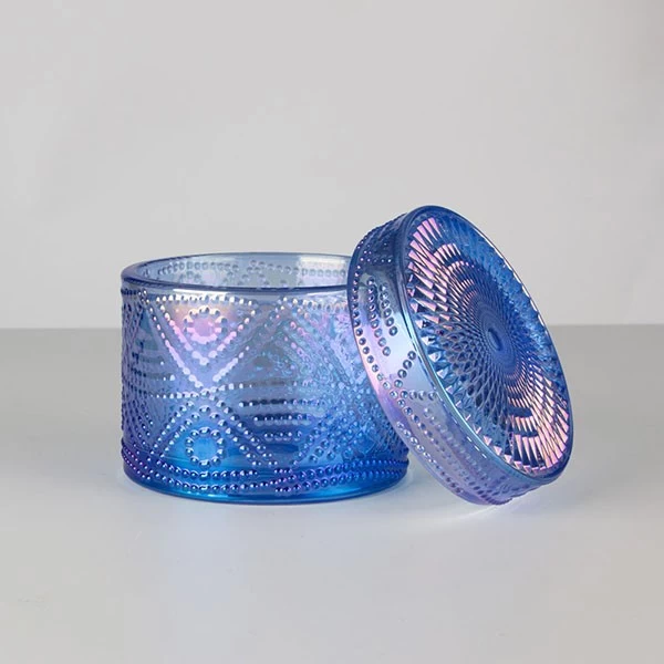 customized glass candle holder