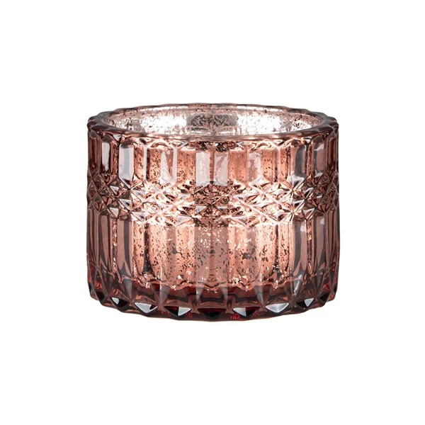 mercury glass jar for candles