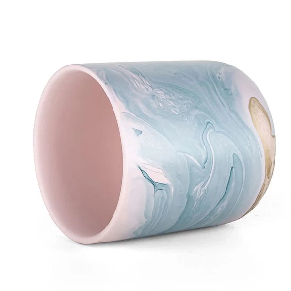 Ceramic Candle Holders Bulk Rose Sea Salt