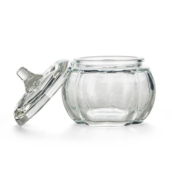 4oz Recycled Glass Pumpkin Candle Holder