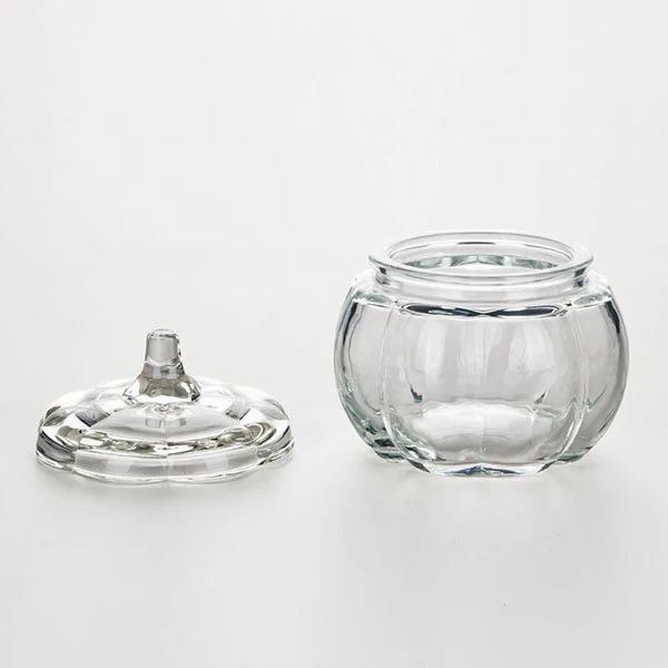 4oz Recycled Glass Pumpkin Candle Holder