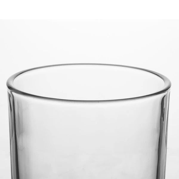 Cylinder candle jar glass