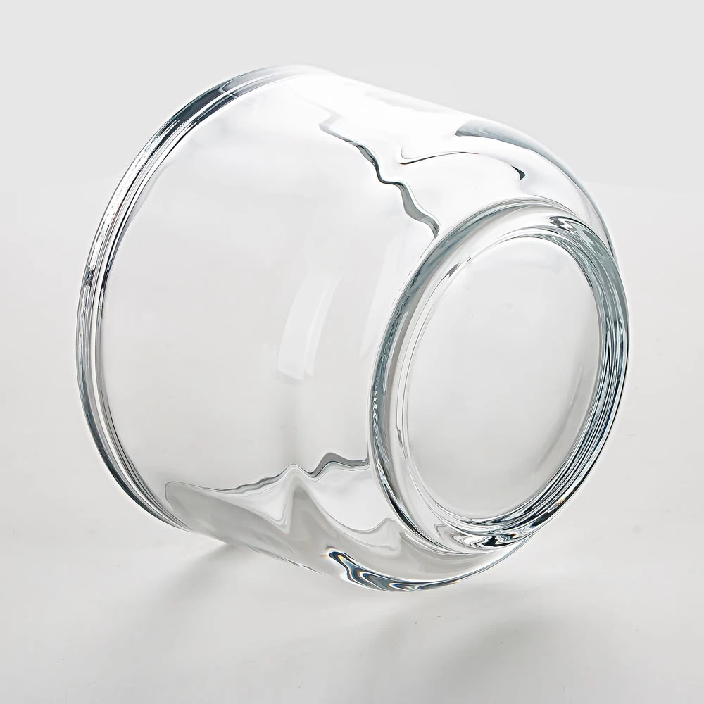 10OZ Heavy Thick Glass Candle Jar Round Bottom