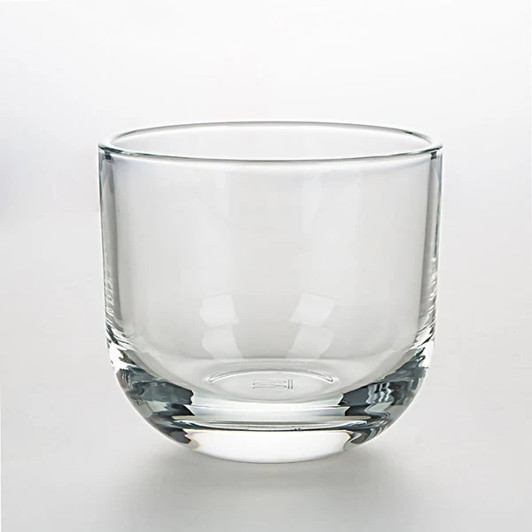 clear candle glass jar