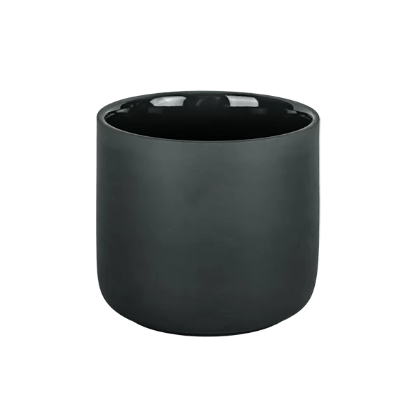 stoneware candle jar