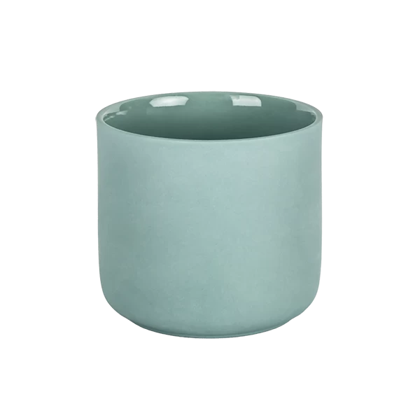 stoneware candle jar