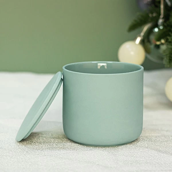 ceramic candle jar