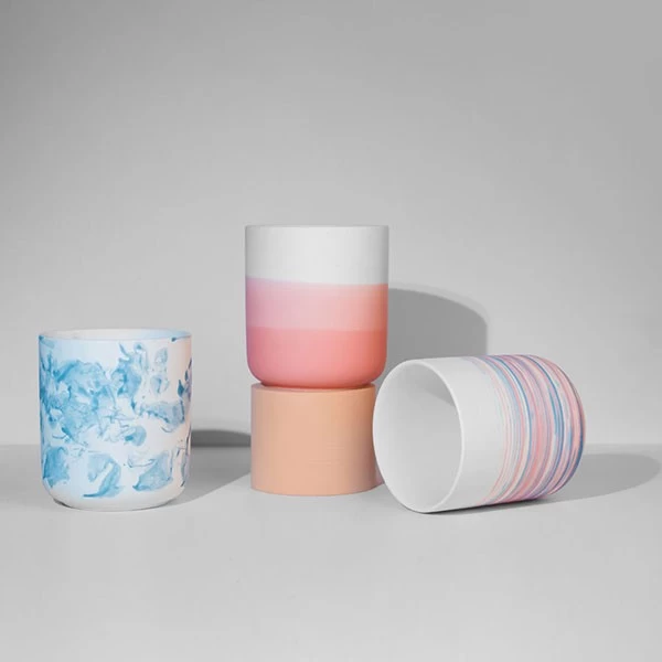 custom ceramic container for candles