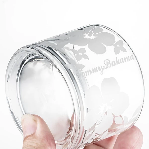clear votive candle jar
