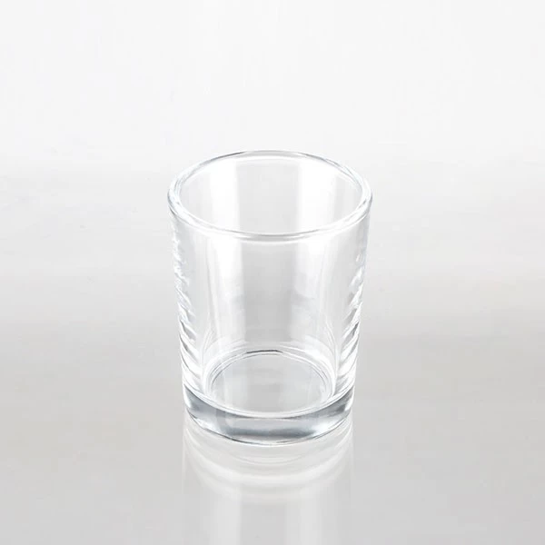 glass votive candle jar mini