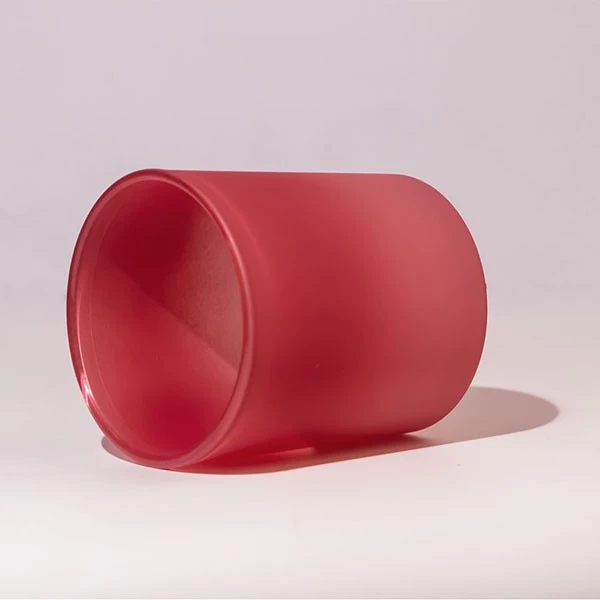 8oz Gradient Color Kalahari Watermelon Empty Candle Holder Glass Factory