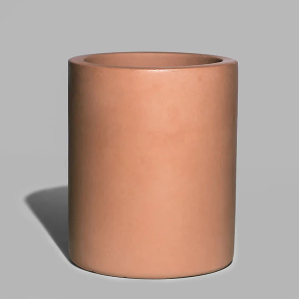 concrete candle jar