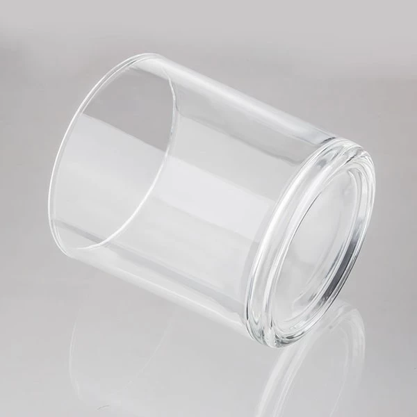 candle holder plain glass