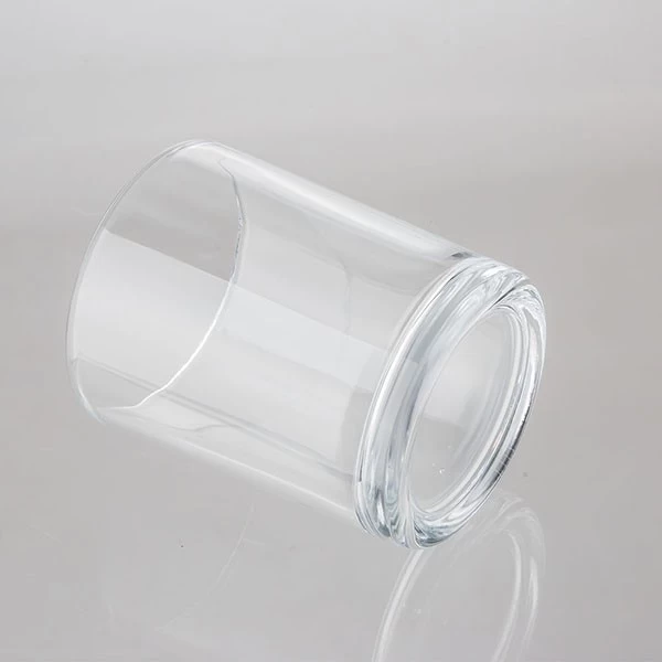 candle holder plain glass