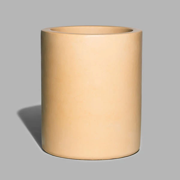 concrete candle jar