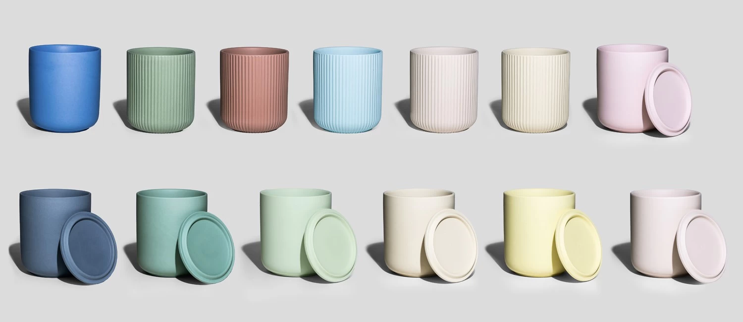colorful ceramic candle holder luxury