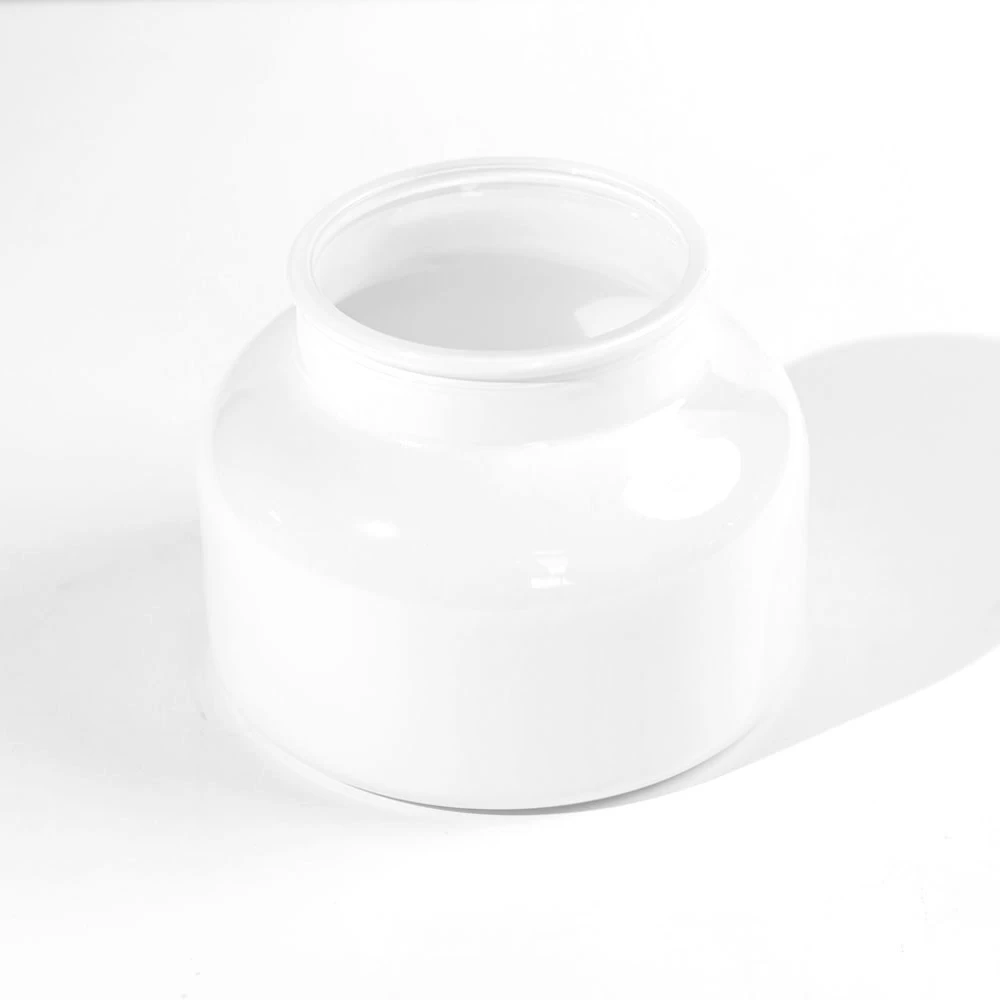 Wholesale Empty 18oz Glossy White Candle Jar