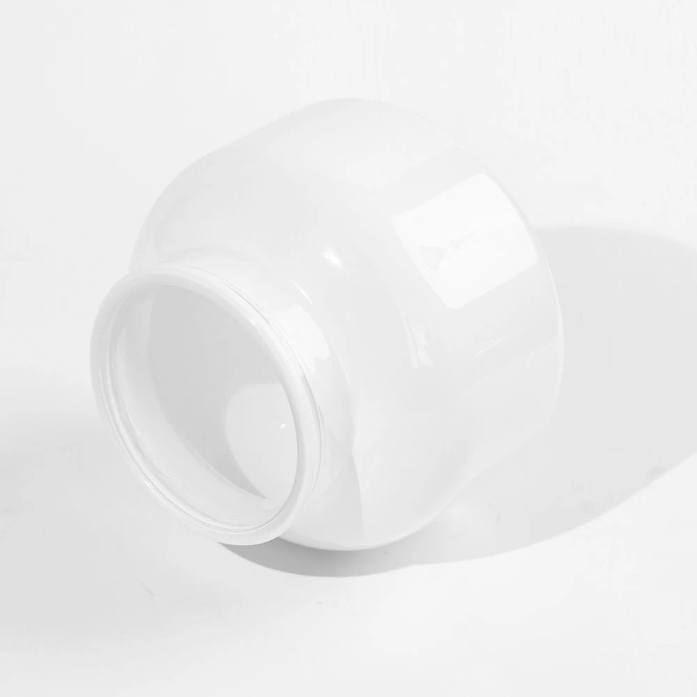 Wholesale Empty 18oz Glossy White Candle Jar