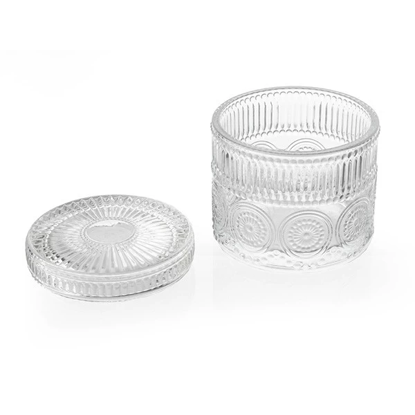 17oz Sunflower Glass Candle Holder Wholesale
