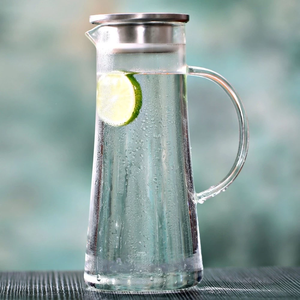 Wholesale Borosilicate Water Jug with Cup 1500ml