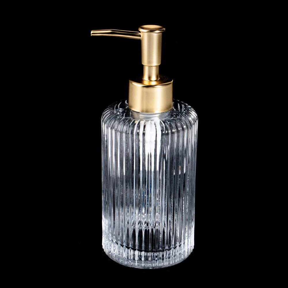 Wholesale Fluted Glass Soap Pump