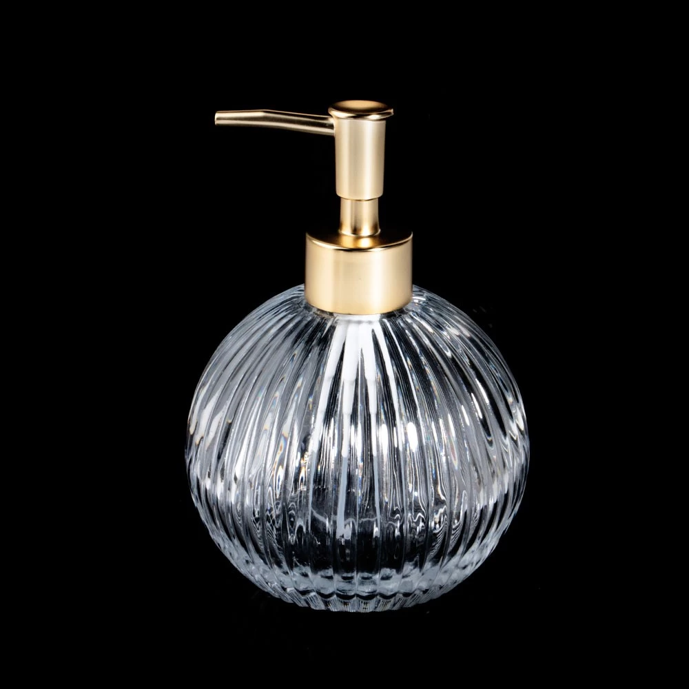 Wholesale Fluted Glass Soap Pump