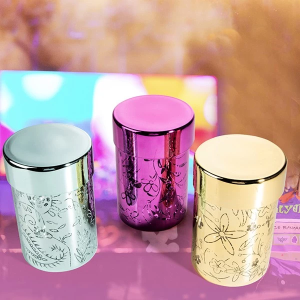 Premium Engraved Mercury Borosilicate Glass Jar Supply