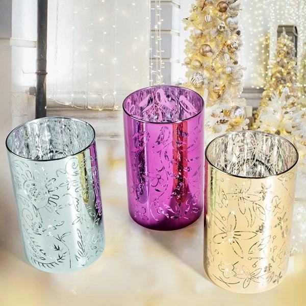 Premium Engraved Mercury Borosilicate Glass Jar Supply