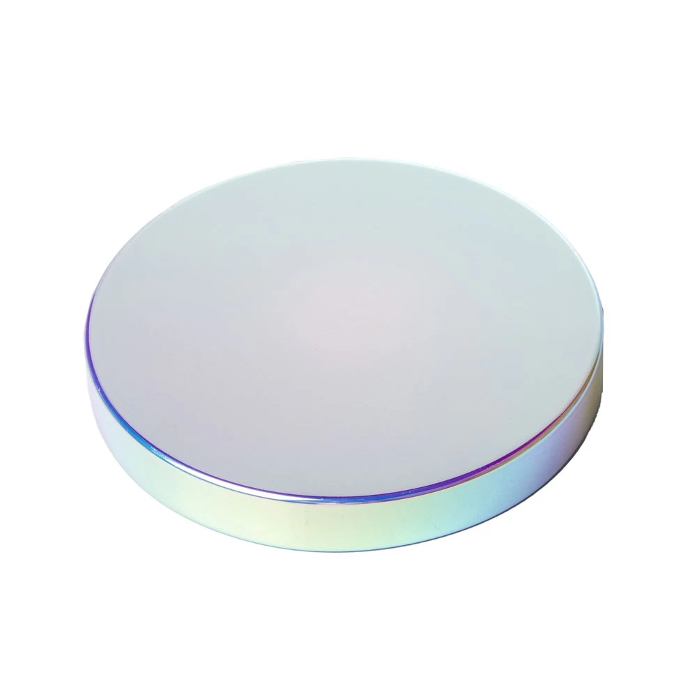 Iridescent Metal Lid Match with Iridescent Candle Jar
