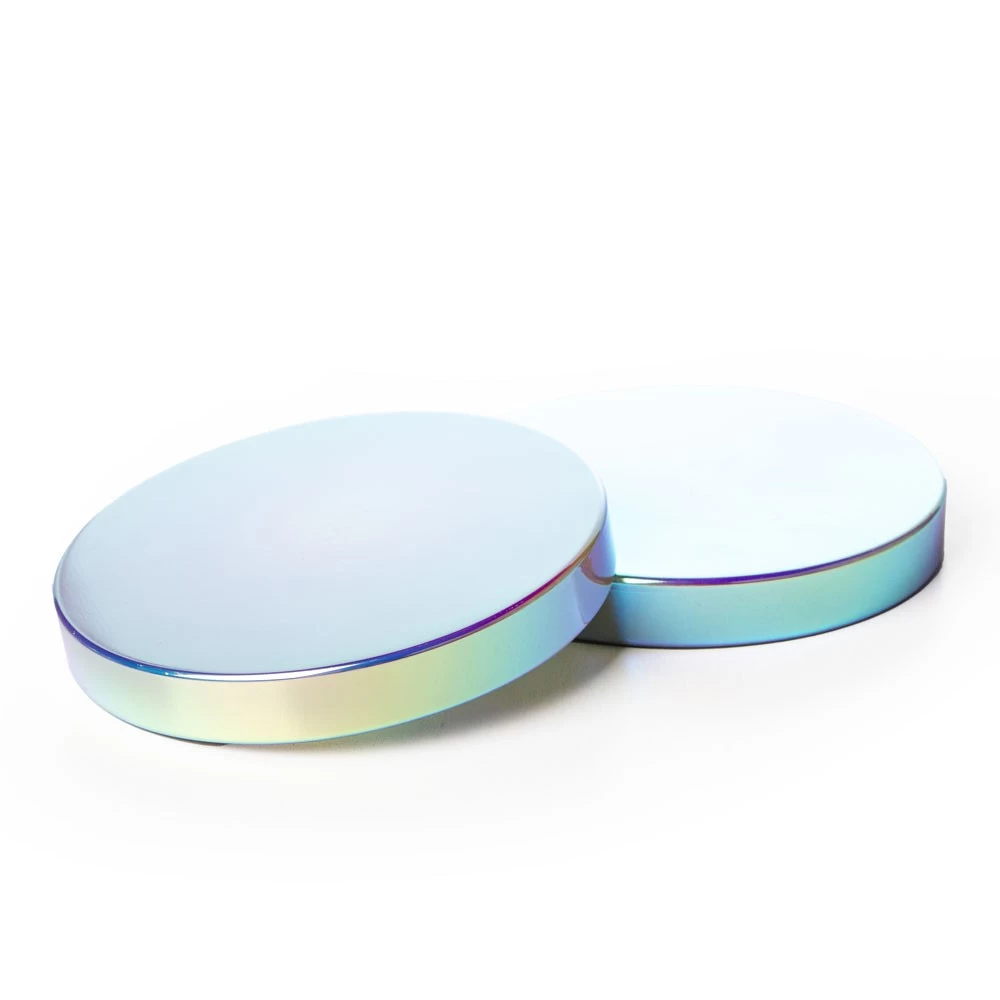 Iridescent Metal Lid Match with Iridescent Candle Jar
