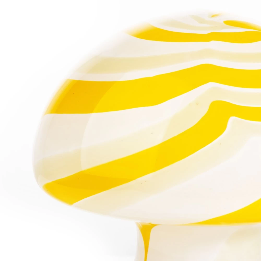 L 5.9' x H 7.48' Bulk Buy Handmade Glass Mushroom Lamps