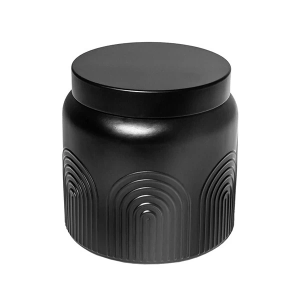 15oz Matte Black Candle Jar Supply