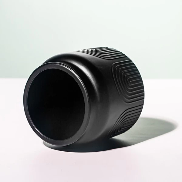 15oz Matte Black Candle Jar Supply