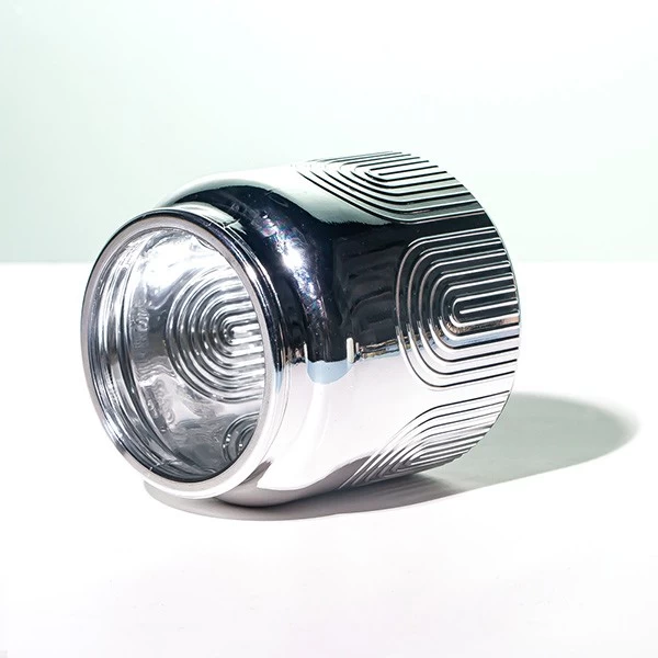 Metallic Silver candle jars wholesale