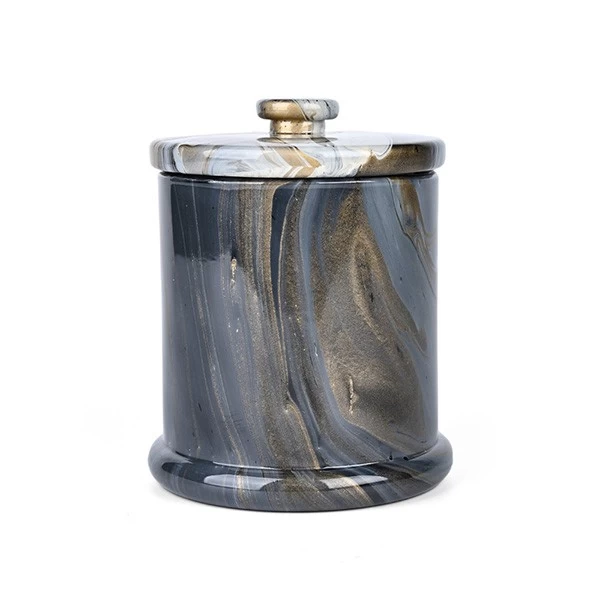 500 ml de bocal en verre artisanal artisanal avec fourniture de couvercle