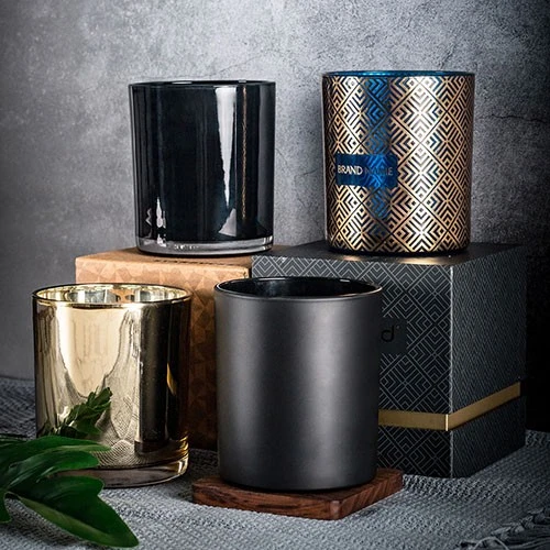 Vente en gros de bougeoirs classiques chinois en céramique noire