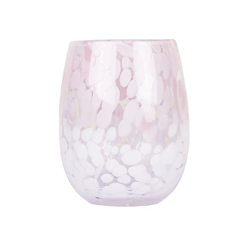 Custom logo white wine glasses factory