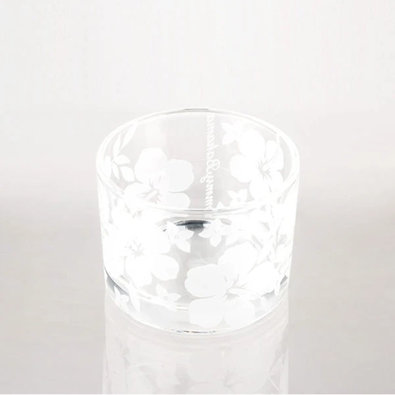 Custom logo glass cosmetic packaging