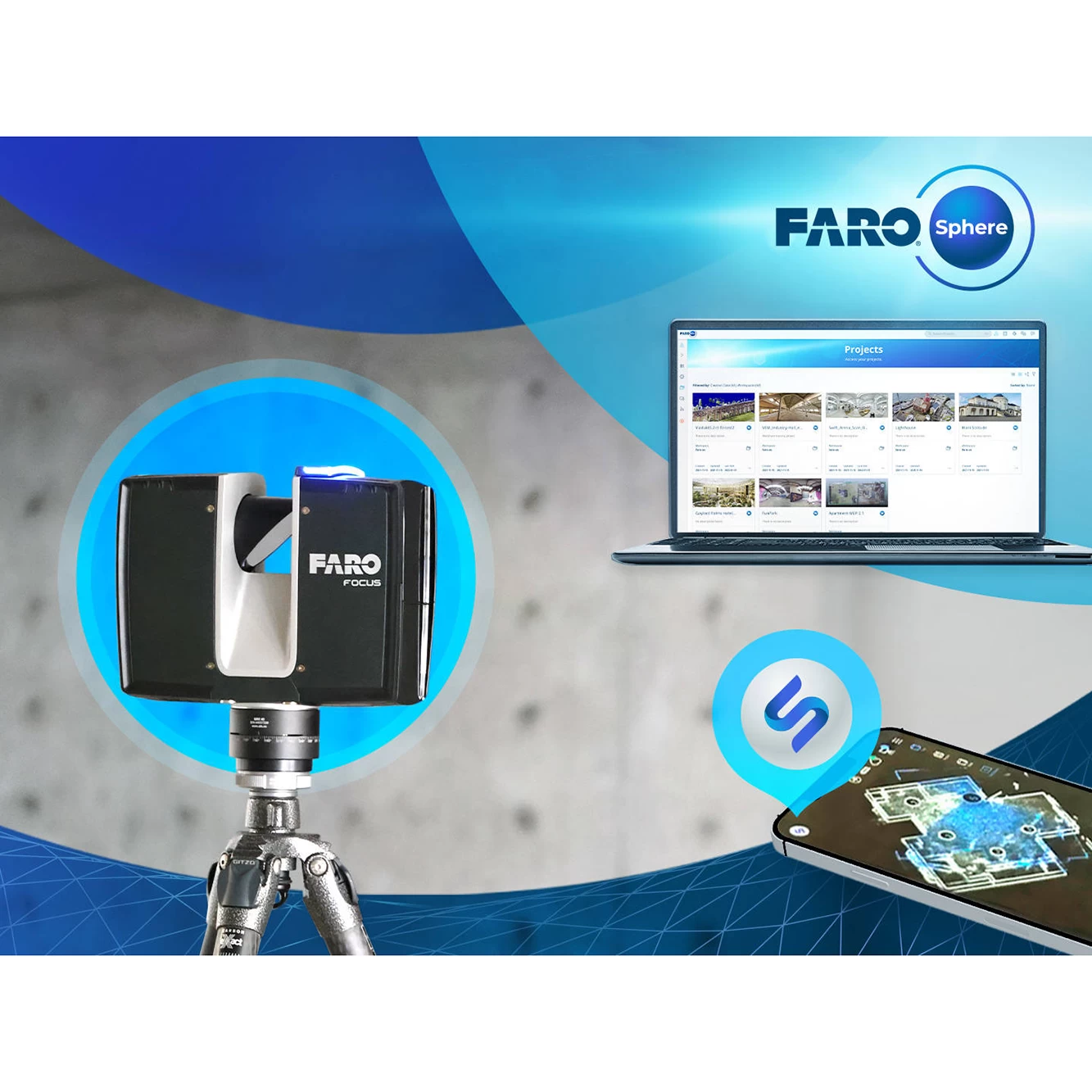 Escáner láser 3D Focus Premium de FARO