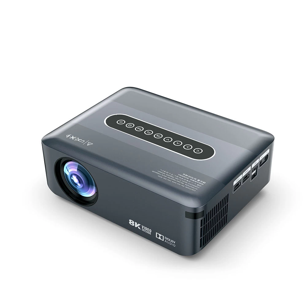 Новый Amlogic T972 Android 9.0 AC WiFi Ultra 8K Deconding Projection DLP Projector