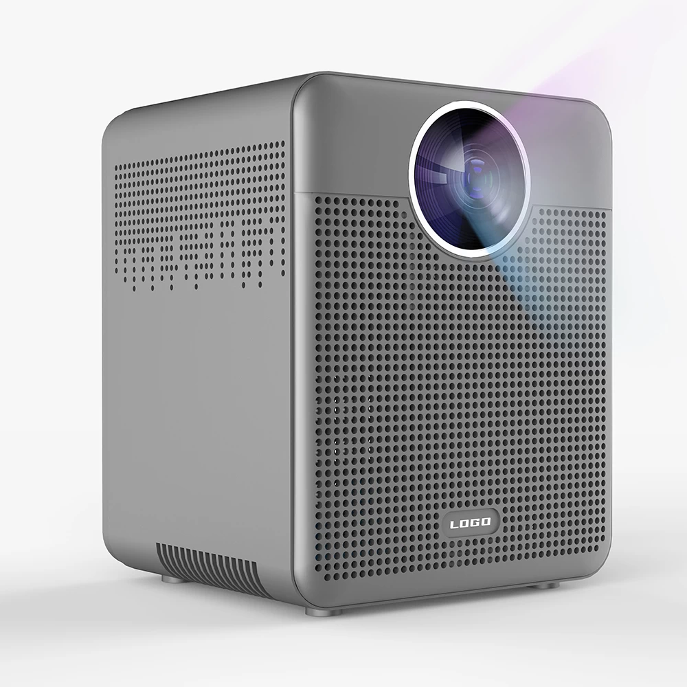 Android Smart WiFI โฮมเธียเตอร์ Full HD 1080P LCD แบบพกพา Projector