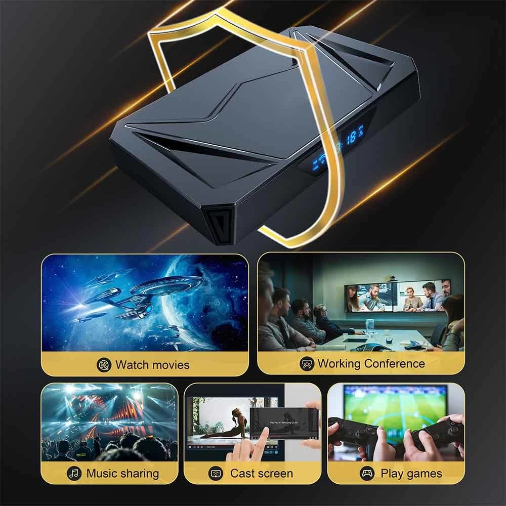 Allwinner H728 Qcta Core 8K Android 14 WiFi 6 TV Box